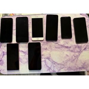 "PARTS ONLY" Wholesale Smartphone Lot x 8 - iPhone & Samsung Models - PARTS ONLY